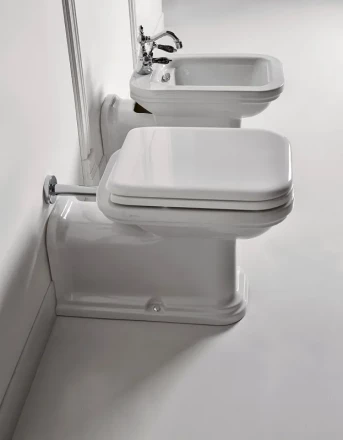 KERASAN Waldorf А0002333676 Унитаз напольный пристенный белый