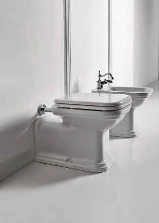 KERASAN Waldorf А0002333676 Унитаз напольный пристенный белый