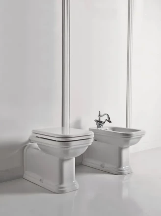 KERASAN Waldorf А0002333676 Унитаз напольный пристенный белый