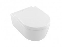 Унитаз подвесной Villeroy Boch Avento 5656HR01 безободковый с микролифтом