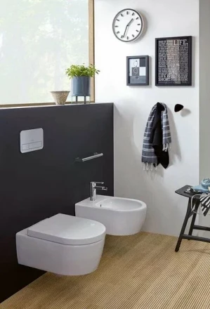 Унитаз подвесной Villeroy Boch Avento 5656HR01 безободковый с микролифтом