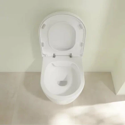 Унитаз подвесной Villeroy Boch Avento 5656HR01 безободковый с микролифтом