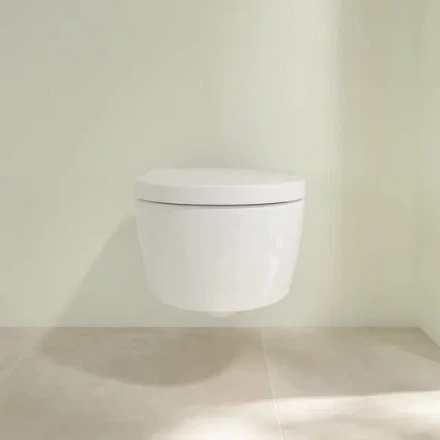 Унитаз подвесной Villeroy Boch Avento 5656HR01 безободковый с микролифтом