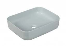 Milleau Miel MU0084-MGBI Раковина накладная 50x40x13.5 матовый голубая пудра