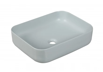 Milleau Miel MU0084-MGBI Раковина накладная 50x40x13.5 матовый голубая пудра