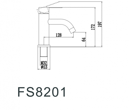 Fmark FS8201H смеситель для умывальника