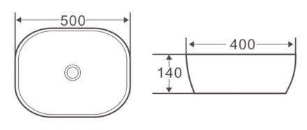 BelBagno BB1302 Раковина накладная