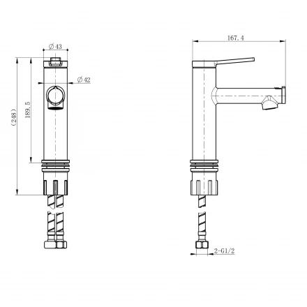 Wonzon &amp; Woghand WW-H1017-MB Смеситель для фильтрованной воды белый матовый