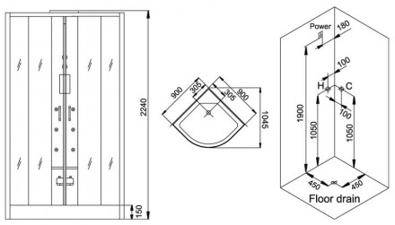 Душевая кабина Grande Home WS101 S6