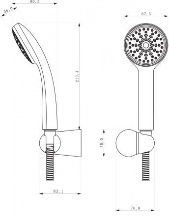 Lemark LM0801C Душевой комплект
