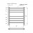 POINT PN70756W П7 Полотенцесушитель электрический 500x600, диммер слева, белый