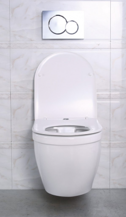 BelBagno Loto BB070CHR/SC унитаз подвесной безободковый