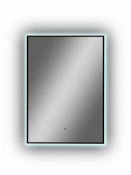 Континент Amer Led 500х700 зеркало с фоновой подсветкой, бесконтактным сенсором, черной окантовкой