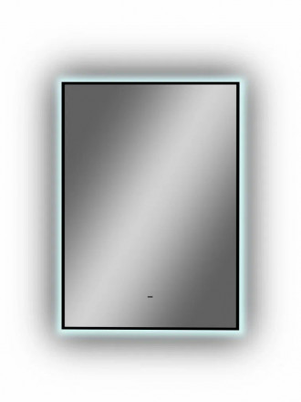 Континент Amer Led 500х700 зеркало с фоновой подсветкой, бесконтактным сенсором, черной окантовкой