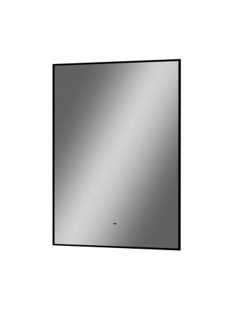 Континент Amer Led 500х700 зеркало с фоновой подсветкой, бесконтактным сенсором, черной окантовкой