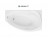 Aquanet Jersey 170x90 правая акриловая ванна без гидромассажа