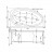 Aquanet Jersey 170x90 правая акриловая ванна без гидромассажа