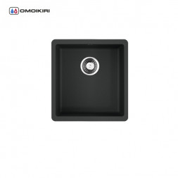 Omoikiri Kata 40-U-BL мойка 400x420 черный