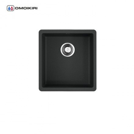 Omoikiri Kata 40-U-BL мойка 400x420 черный