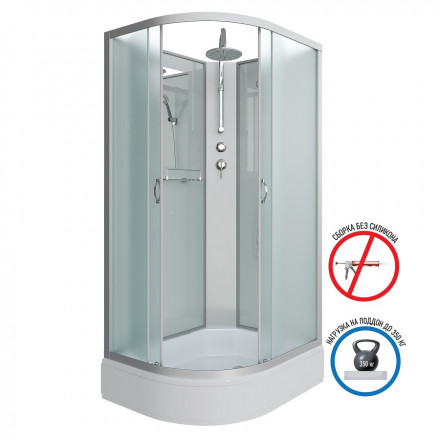 Niagara NG-33084-14LBKT 100x80 душевая кабина