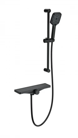 Wonzon &amp; Woghand Shelf WW-B2551-A-MB Смеситель для ванны с душем и термостатом белый матовый