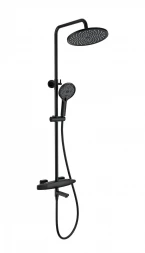 Wonzon &amp; Woghand Neo WW-B3035-A3-MB Душевая система с термостатом черный матовый