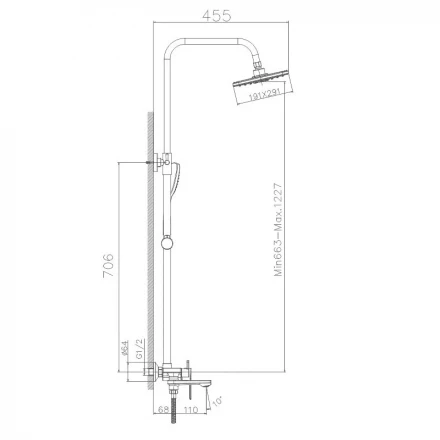 Haiba HB24505 Душевая система