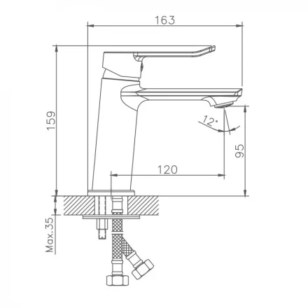 Haiba HB10556 Смеситель для раковины