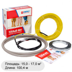 Energy Cable 1700 Вт Электрический кабель двужильный 100,4 м