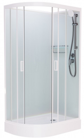 Frank F418R White Душевая кабина 120x80 (без крыши)