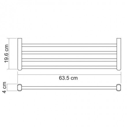 Wasserkraft Berkel К-6811 Полка для полотенец