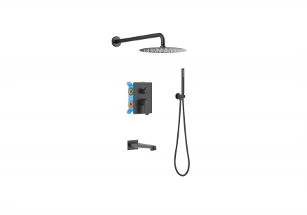 AQUATEK ОБЕРОН AQ1273MB set 4 в 1 душевой комплект