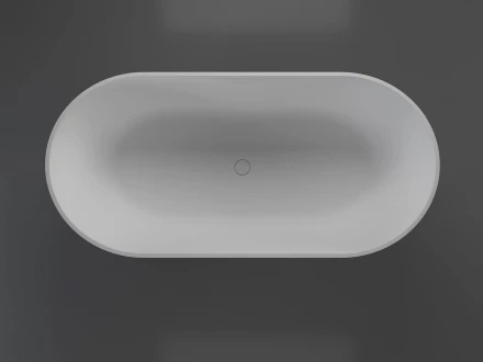 Vincea VBT-4S04MW Ванна Solid Surface белый матовый