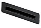 ABBER AB0005 Накладка на перелив чёрная