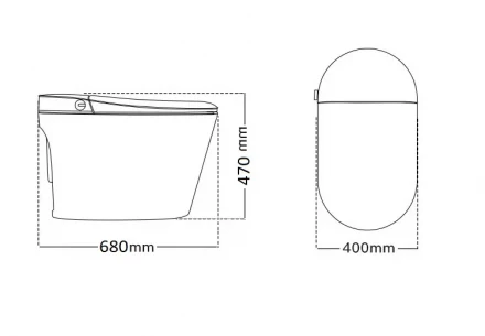 Ceruttispa ESTER Smart CT10617 Унитаз-биде электронный
