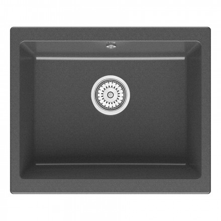 POINT Сидли 55 PN3007GR мойка кухонная графит