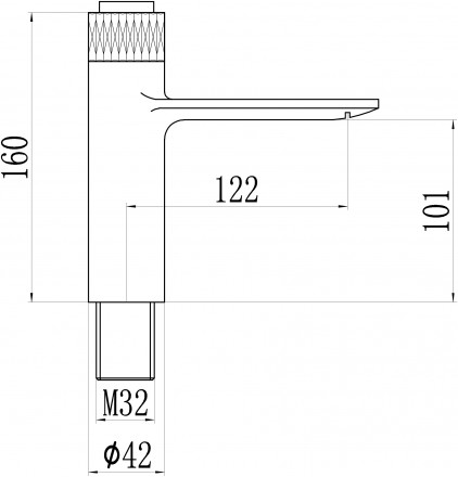 Savol S-601810WB смеситель для раковины