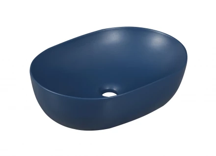 Milleau Nuage MU7100K-MDBI Раковина накладная 49x35.5x13.5 матовый индиго/тёмно-синий