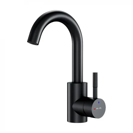 AM.PM X-Joy S F85B02722 Смеситель для раковины с поворотным изливом черный