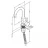 AM.PM X-Joy S F85B02722 Смеситель для раковины с поворотным изливом черный