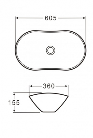 BelBagno BB1404 Раковина накладная