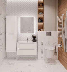 BelBagno KRAFT 39-700/390-2C-SO-PP тумба с раковиной подвесная