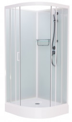 Frank F400 White Душевая кабина 100x100 (без крыши)