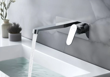 AQUATEK ОБЕРОН AQ1213CR смеситель для раковины настенный