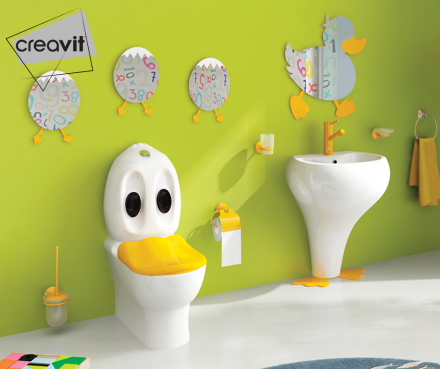 Creavit Ducky DC360-11CB00E-0000 унитаз детский напольный (чаша)