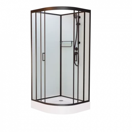 Frank F400 М Black 20045 душевая кабина без крыши
