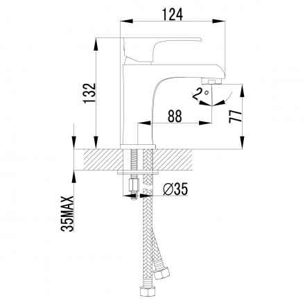 Lemark Plus Factor LM1606C смеситель для раковины