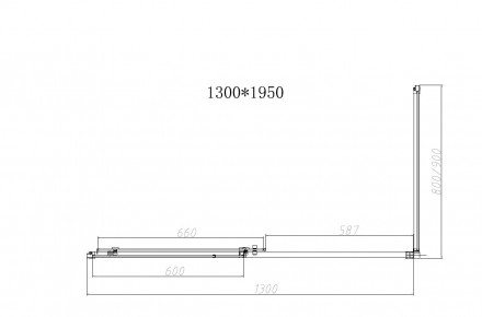 Vincea Slim-N VSR-4SN8013CLB душевой уголок