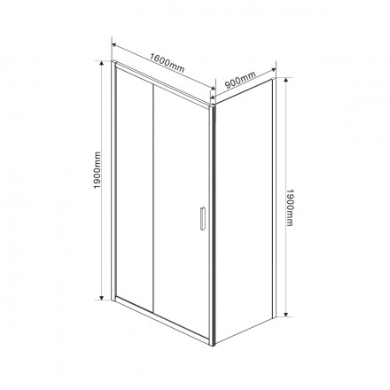 Vincea Garda VSR-1G9016CL душевой уголок