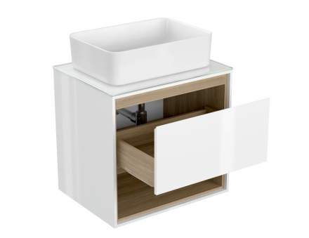 Cersanit Louna 60 SZ-LOU-60BL/Wh тумба под раковину чашу